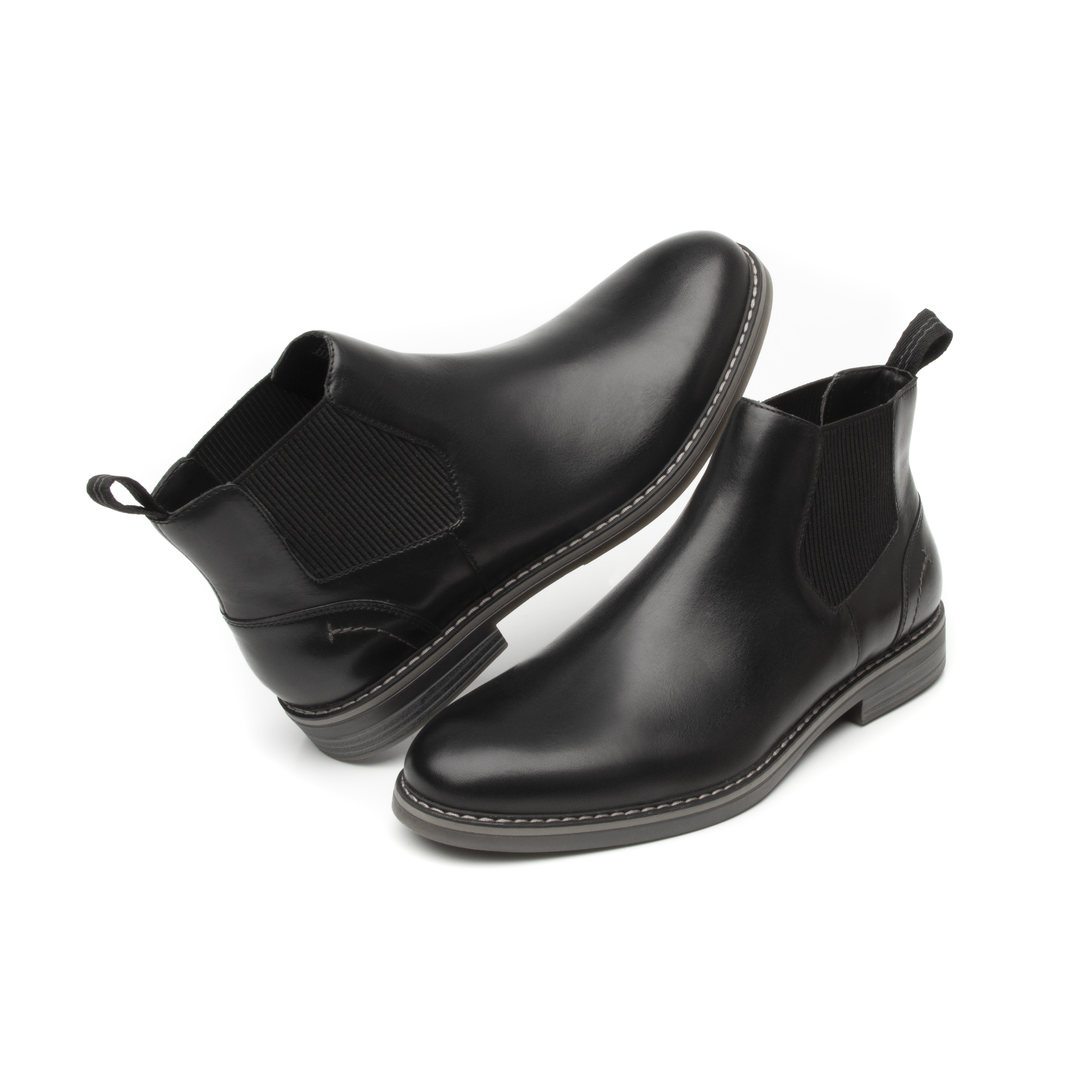 Botin Chelsea Flexi para Hombre con Elástico Estilo 404604 Negro