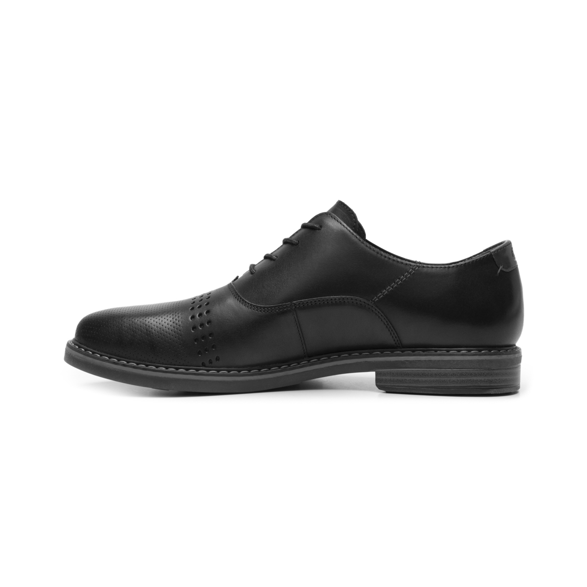 Men's Leather Oxford Shoe Style 404608 Black