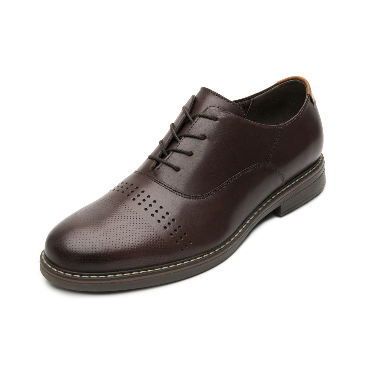 Men's Leather Oxford Shoe Style 404608 Wine
