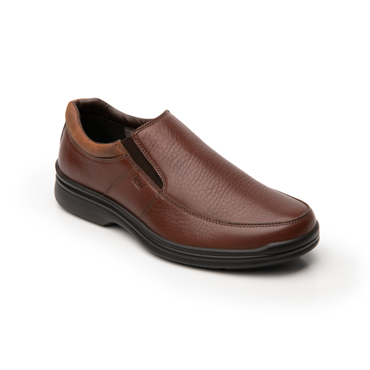 Mocasín De Semivestir Flexi para Hombre con Sistema Walking Soft Estilo 404802 Tan