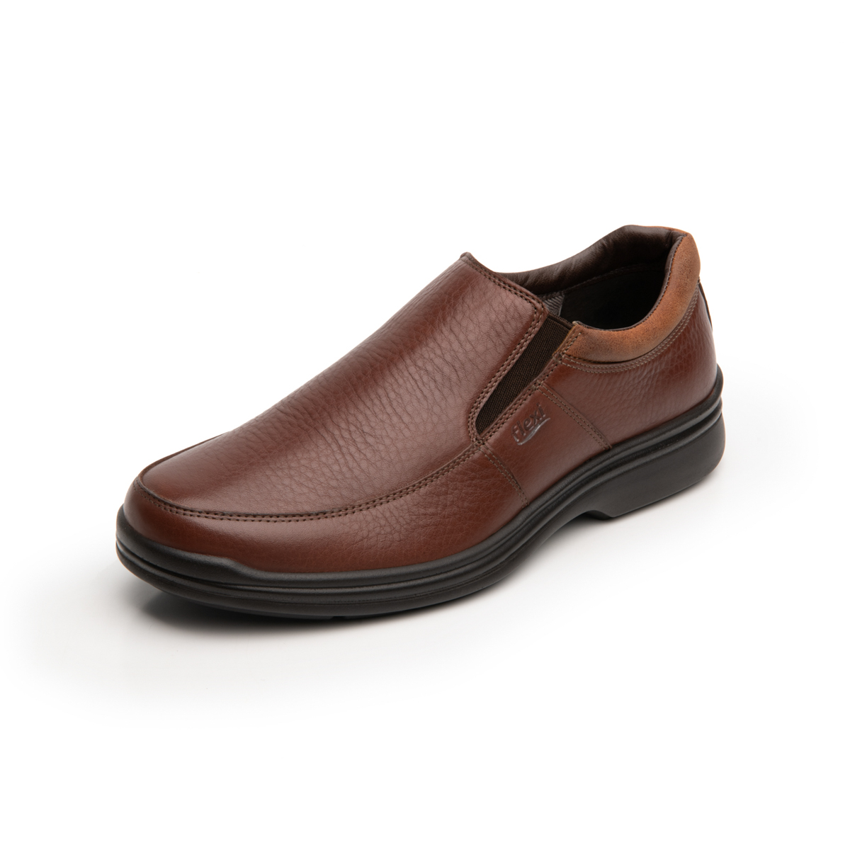 Mocasín De Semivestir Flexi para Hombre con Sistema Walking Soft Estilo 404802 Tan