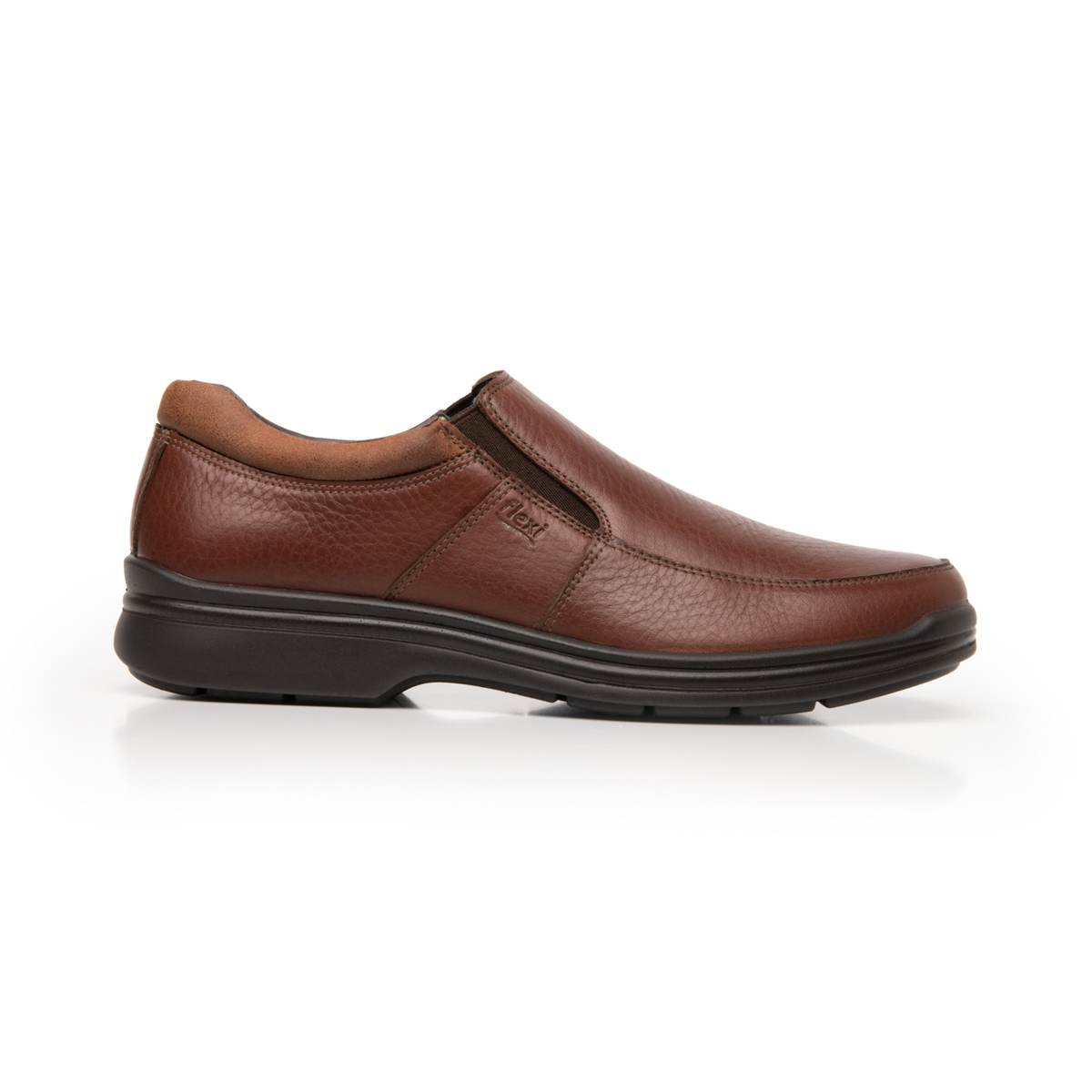 Mocasín De Semivestir Flexi para Hombre con Sistema Walking Soft Estilo 404802 Tan