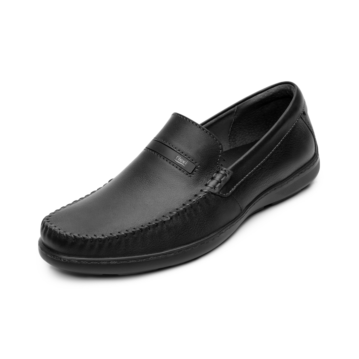 Men's Loafer with Extra Light Sole Style 407402 Black
