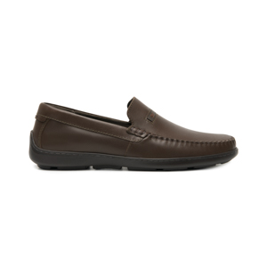Men's Leather Mocassin Style 407402 Brown