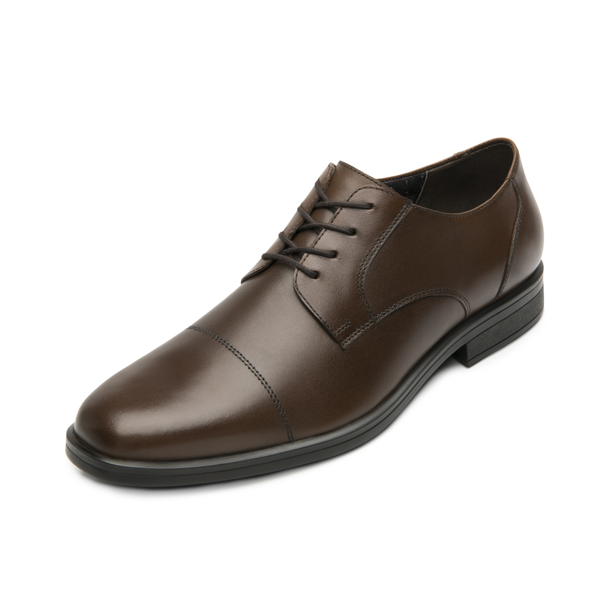 Derby Semivestir Flexi para Hombre con Amarre Frontal Estilo 407801 Tan