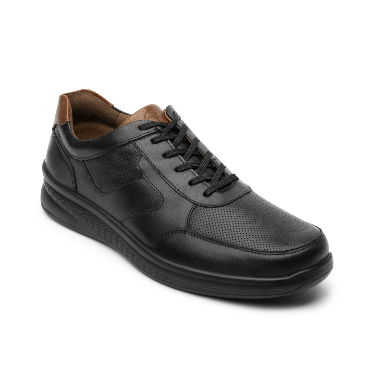 Men's Flexi Oxford Style 408204 Black