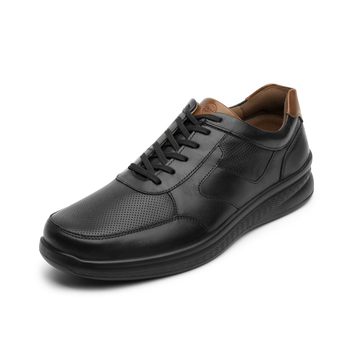Men's Flexi Oxford Style 408204 Black