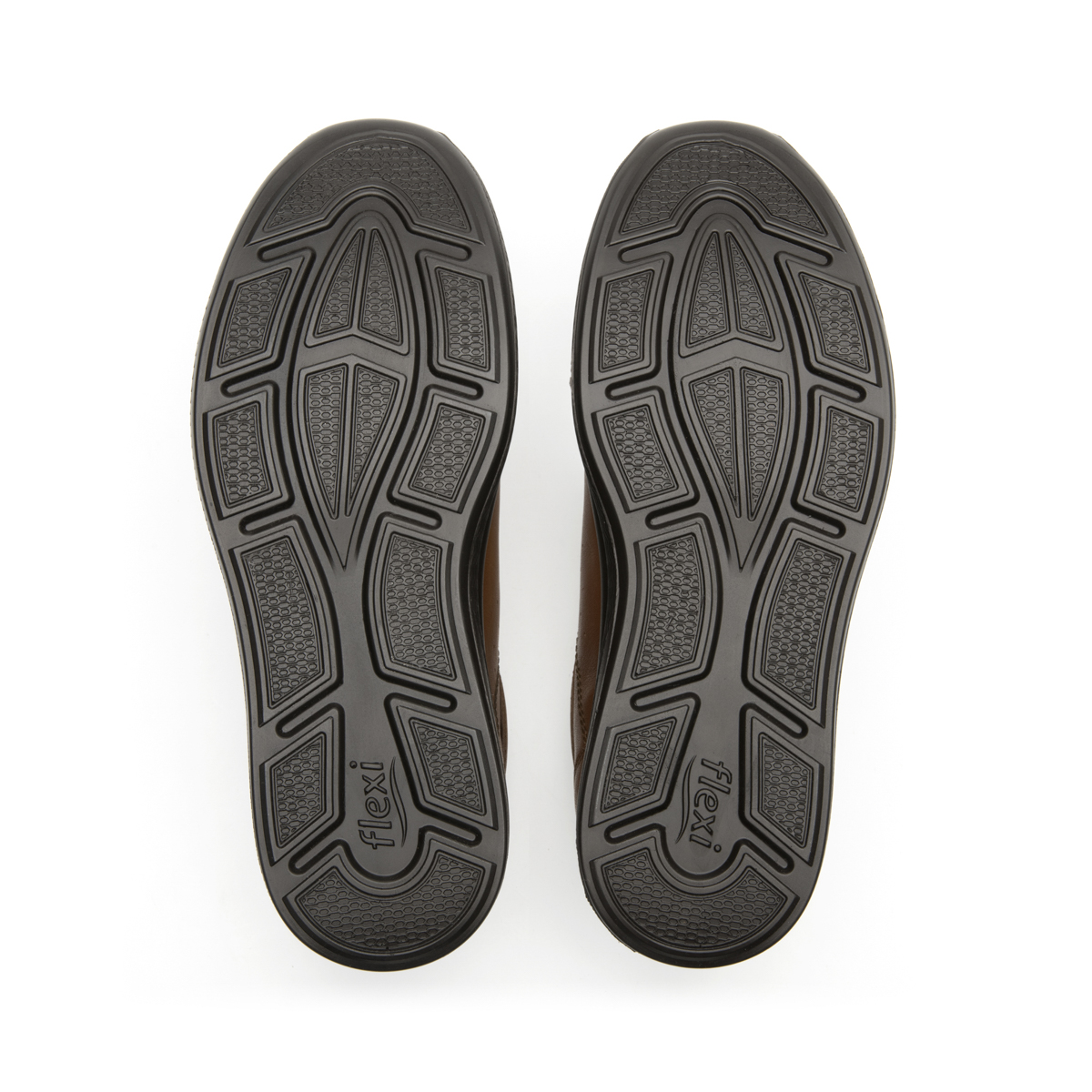 Zapato Casual Flexi para Hombre con Amarre Frontal Estilo 408208 Tan