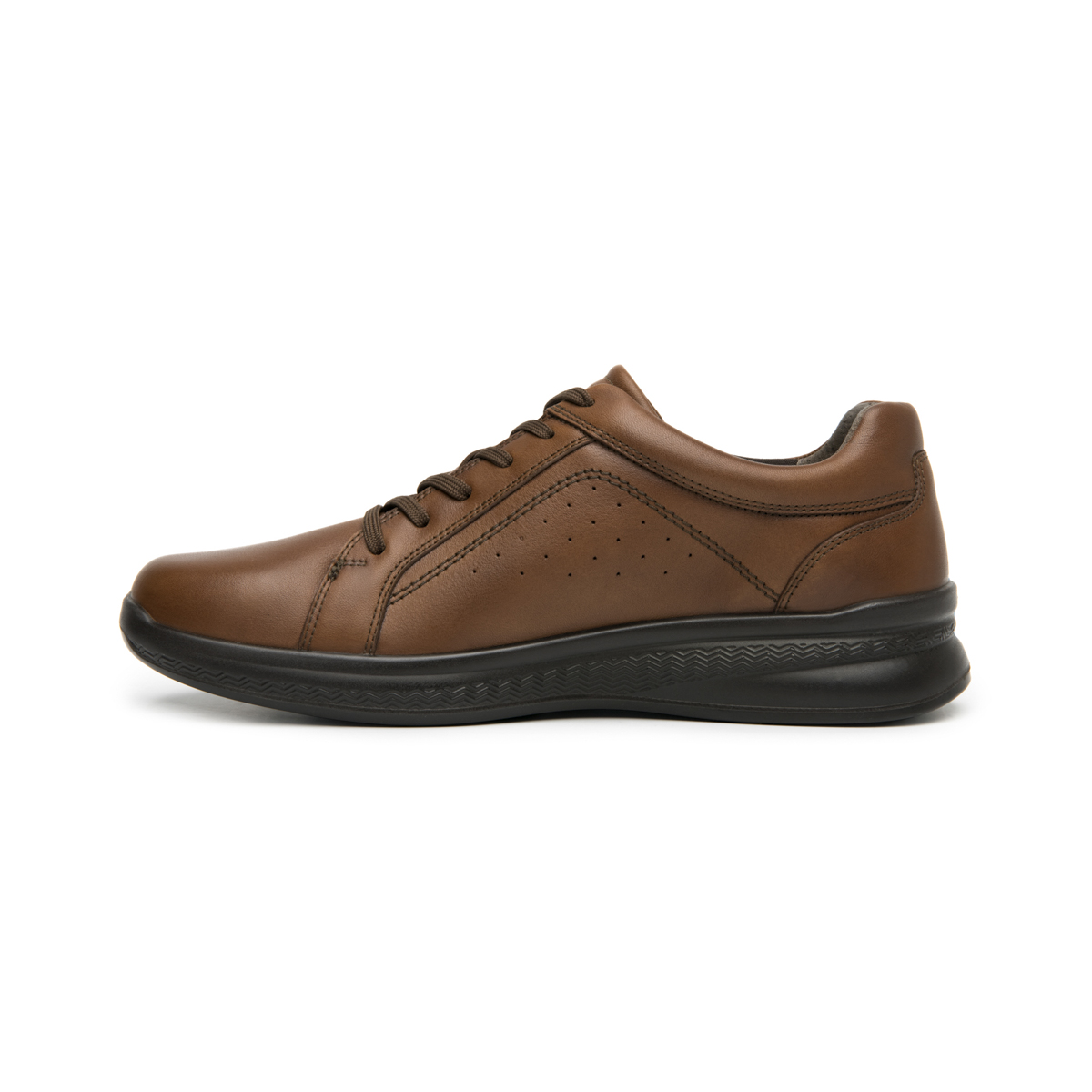 Zapato Casual Flexi para Hombre con Amarre Frontal Estilo 408208 Tan