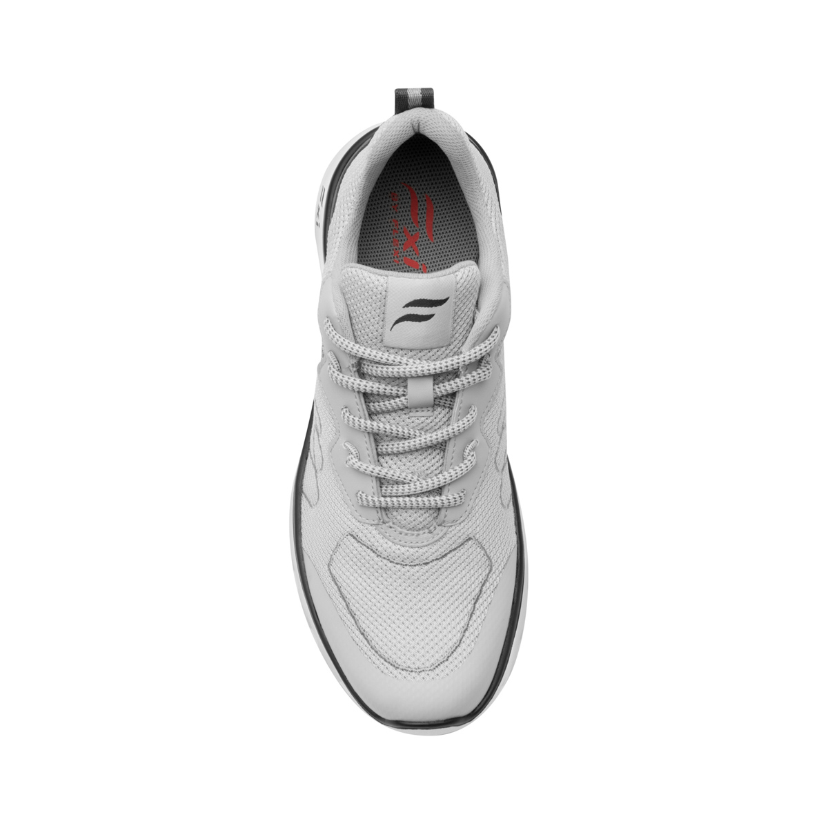 Sneaker Mezcla De Texturas Flexi para Hombre con Suela Extra Ligera Estilo 409801 Gris