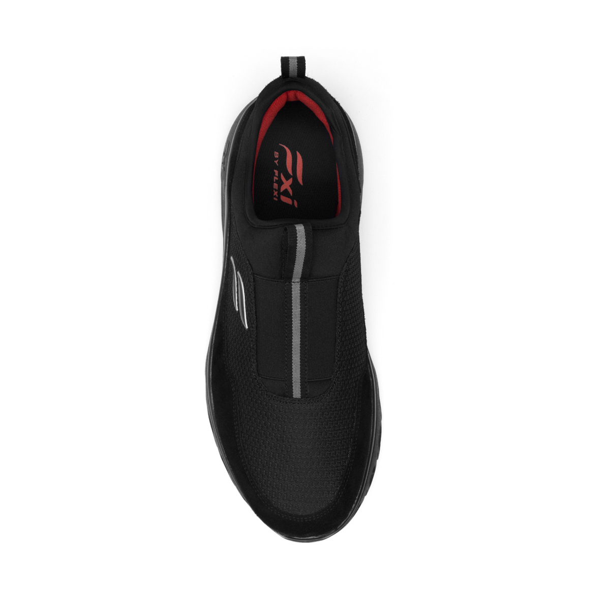 Sneaker Slip On Flexi para Hombre con Suela Extra Ligera Estilo 409805 Negro