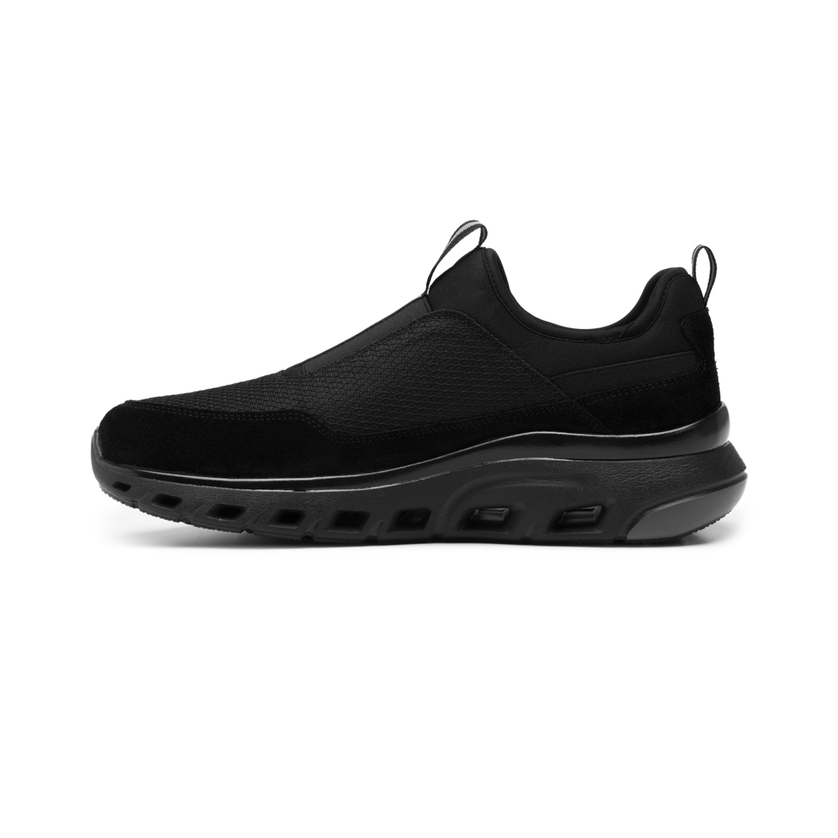 Sneaker Slip On Flexi para Hombre con Suela Extra Ligera Estilo 409805 Negro
