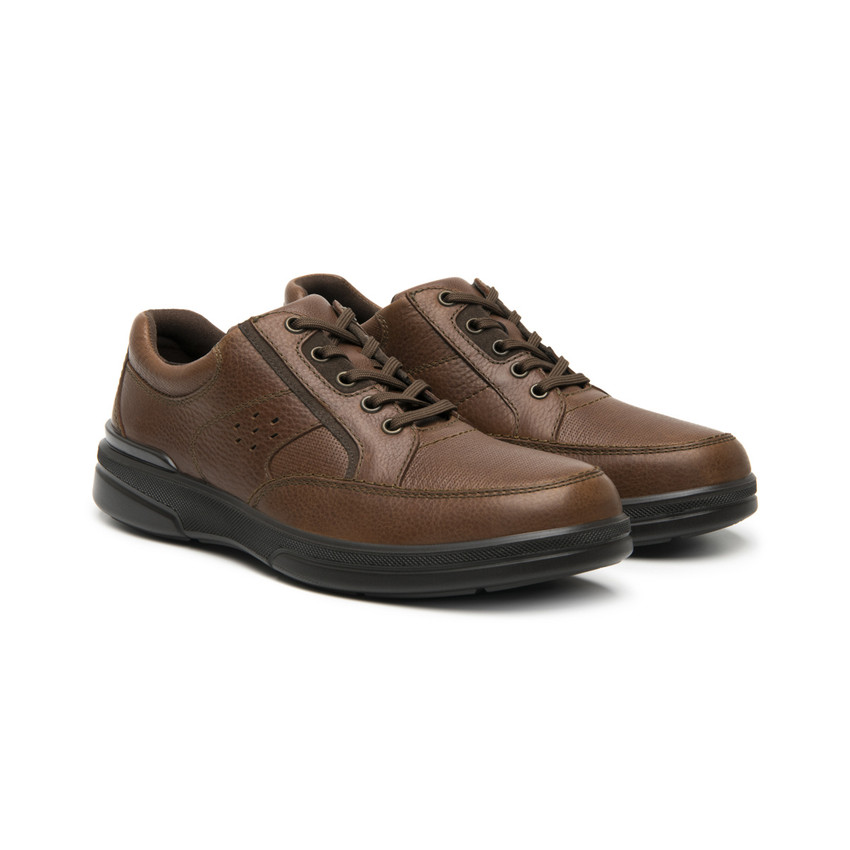 Men's Leather Moccasin Style 410605 Chestnut