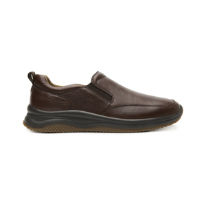 Men's Leather Slip-On Shoe Style 410703 Brown