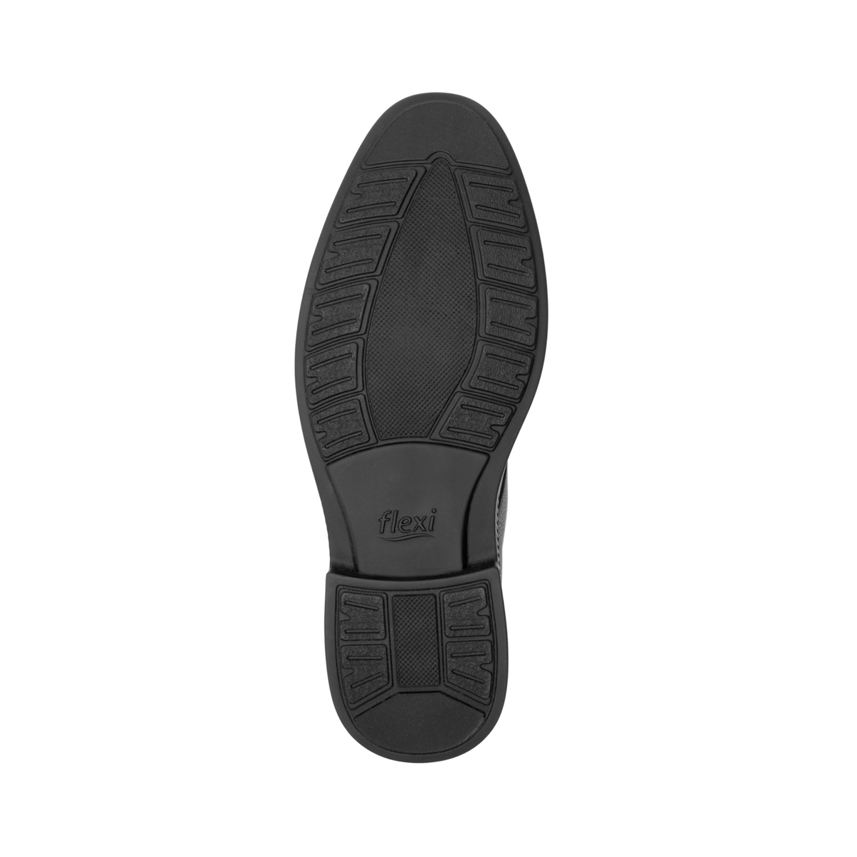 Men's Leather Boot With Elastic Style 412303 Black