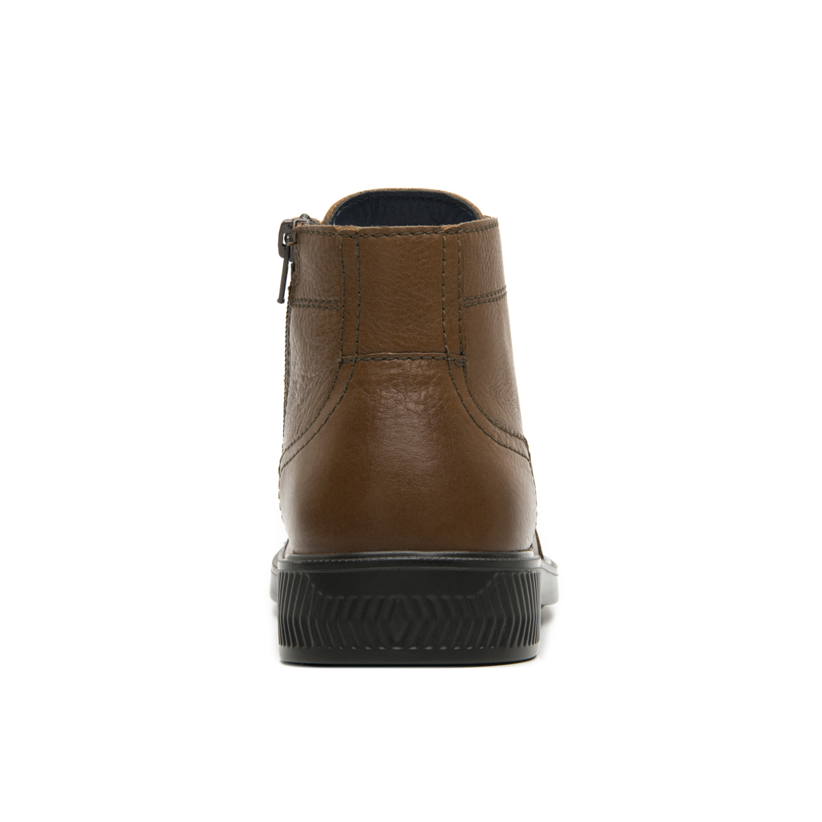 Men's Leather Boot with Internal Zipper Style 412306 Tan