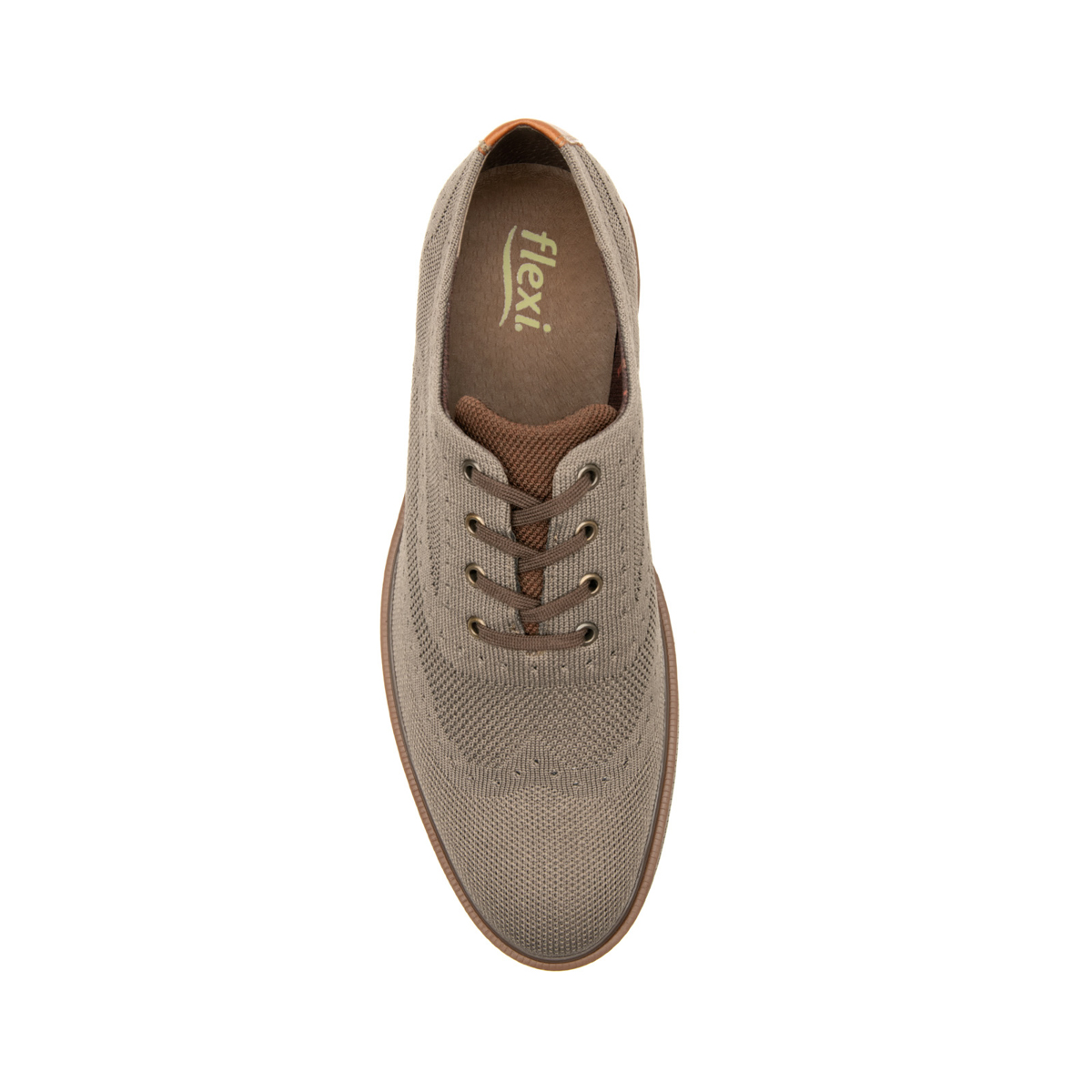 Oxford Chinela Tejida Flexi para Hombre con Suela Ligera Estilo 413104 Taupe