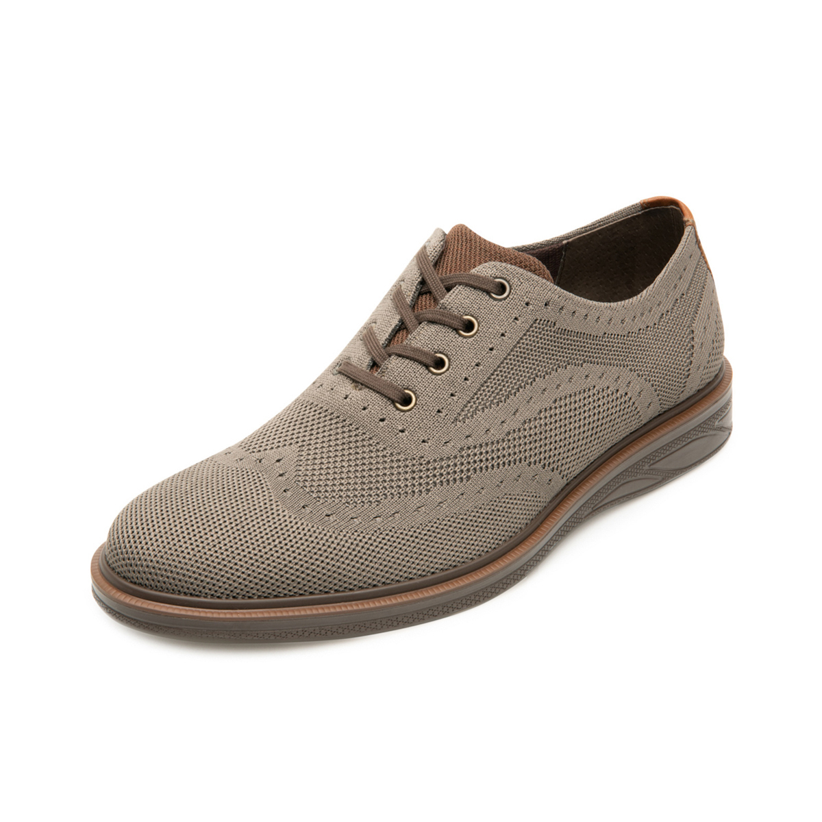 Oxford Chinela Tejida Flexi para Hombre con Suela Ligera Estilo 413104 Taupe