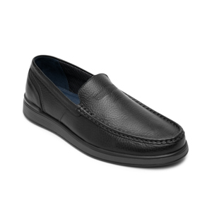 Men's Slip On Loafer with Lightweight Sole Style 413201 Black