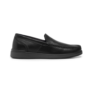 Men's Slip On Loafer with Lightweight Sole Style 413201 Black
