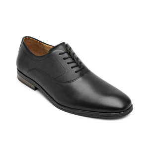 Men's Leather Oxford Shoe Style 413602 Black