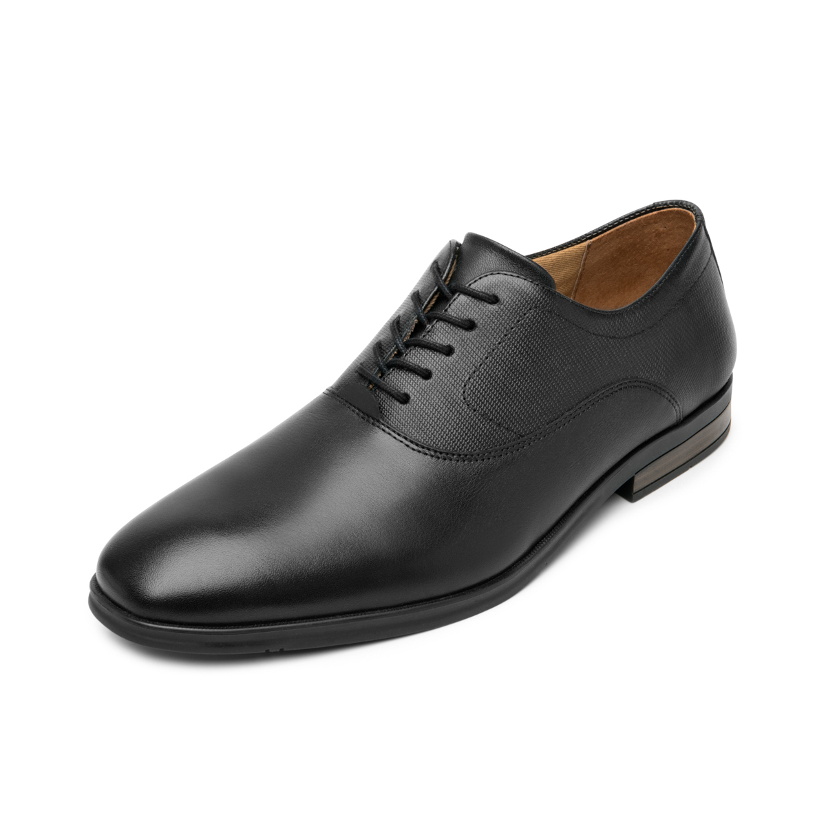 Zapato Oxford Flexi para Hombre con Piel Extra Suave Estilo 413602 Negro