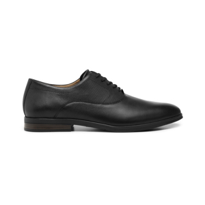 Zapato Oxford Flexi para Hombre con Piel Extra Suave Estilo 413602 Negro