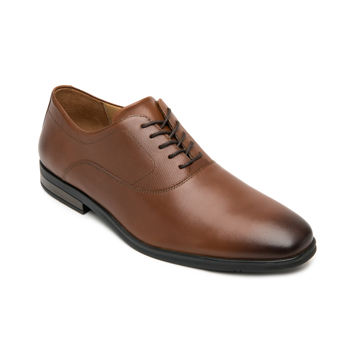 Zapato Oxford Flexi para Hombre con Piel Extra Suave Estilo 413602 Tan
