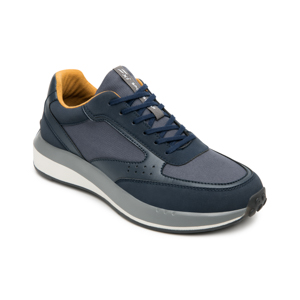 Men's Casual Sneaker with Lightweight Sole Style 413901 Blue