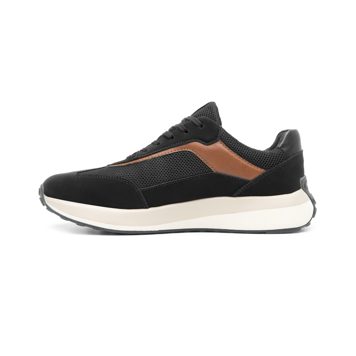 Men's Casual Sneaker with Lightweight Sole Style 413902 Black