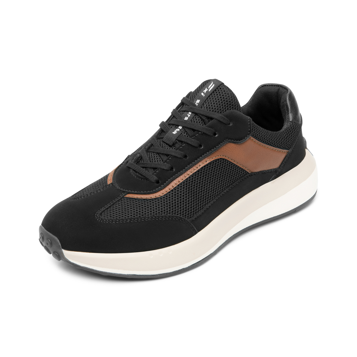 Men's Casual Sneaker with Lightweight Sole Style 413902 Black