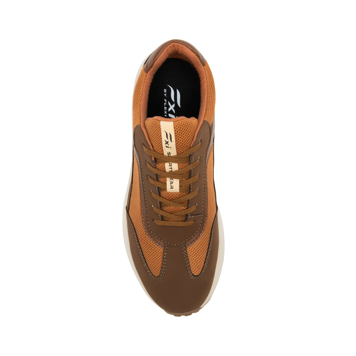 Sneaker Casual Flexi para Hombre con Suela Ligera Estilo 413902 Tabaco