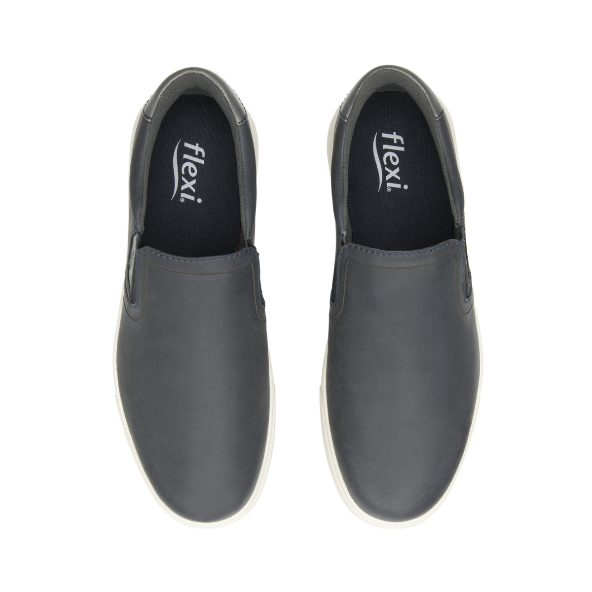 Slip On Casual Flexi para Hombre con Suela Extra Ligera Estilo 415305 Azul