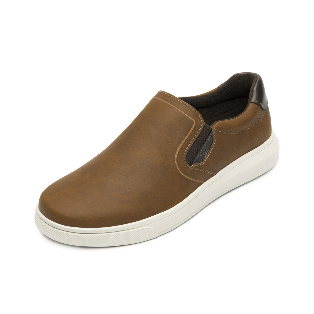 Slip On Casual Flexi para Hombre con Suela Extra Ligera Estilo 415305 Café