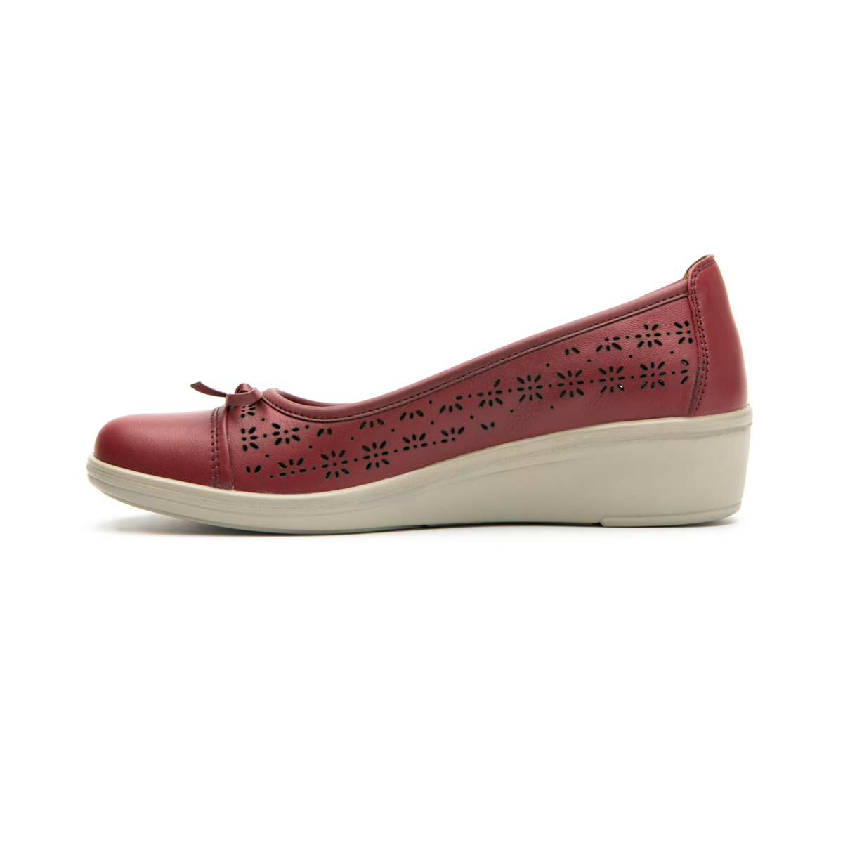 Ballerina Flexi para Mujer con Plantilla Comfort Pad Estilo 45608 Rojo
