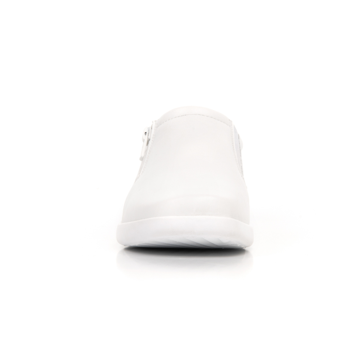 Loafer Con Cierres Flexi para Mujer con Plantilla Removible Estilo 48303 Blanco