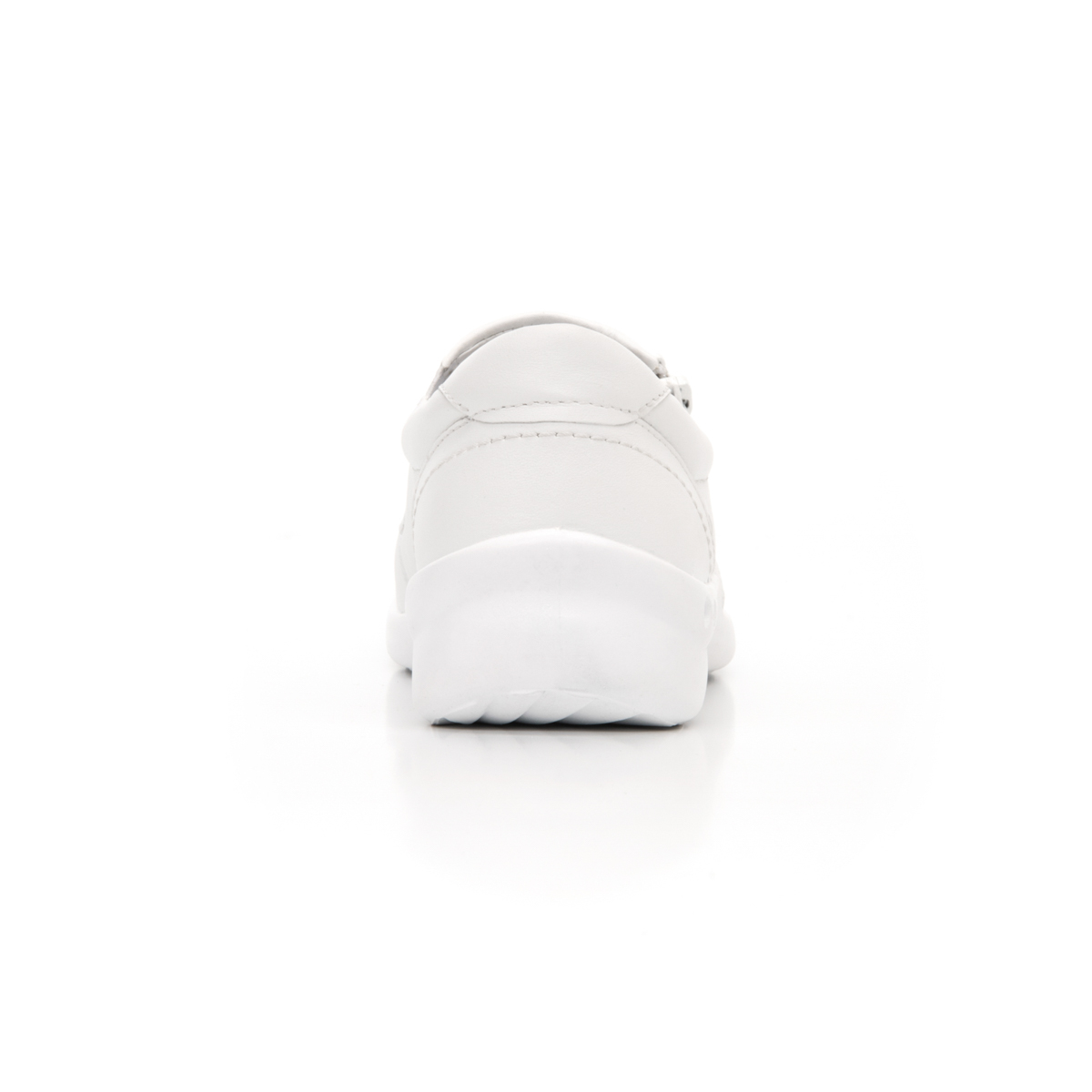 Loafer Con Cierres Flexi para Mujer con Plantilla Removible Estilo 48303 Blanco