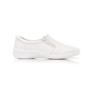 Loafer with Flexi Closures for Women with Removable Template Style 48303 White