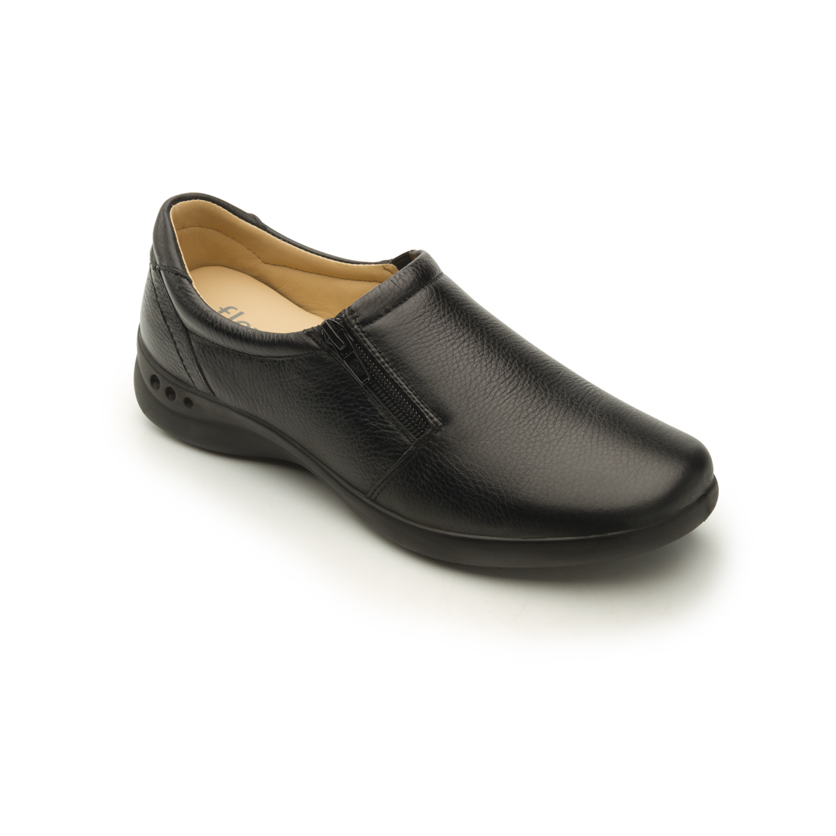 Service/Clinical Flexi Flat With Removable Women's Template - Style 48303 Black