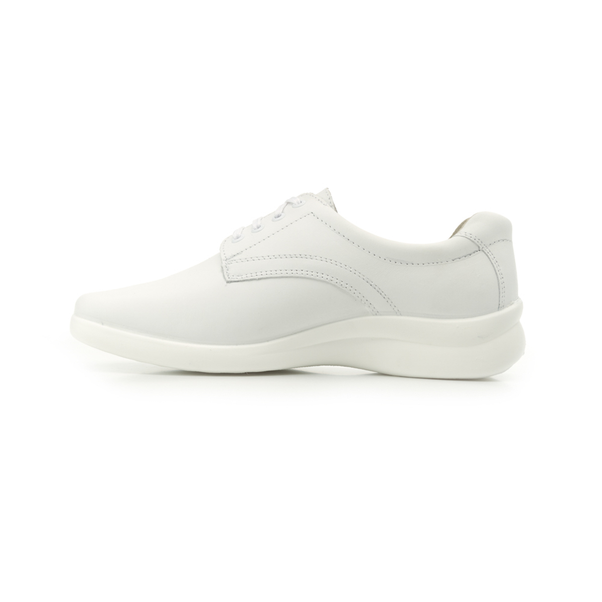 Flat De Servicio/Clínico Flexi Con Plantilla Removible Para Mujer - Estilo 48304 Blanco