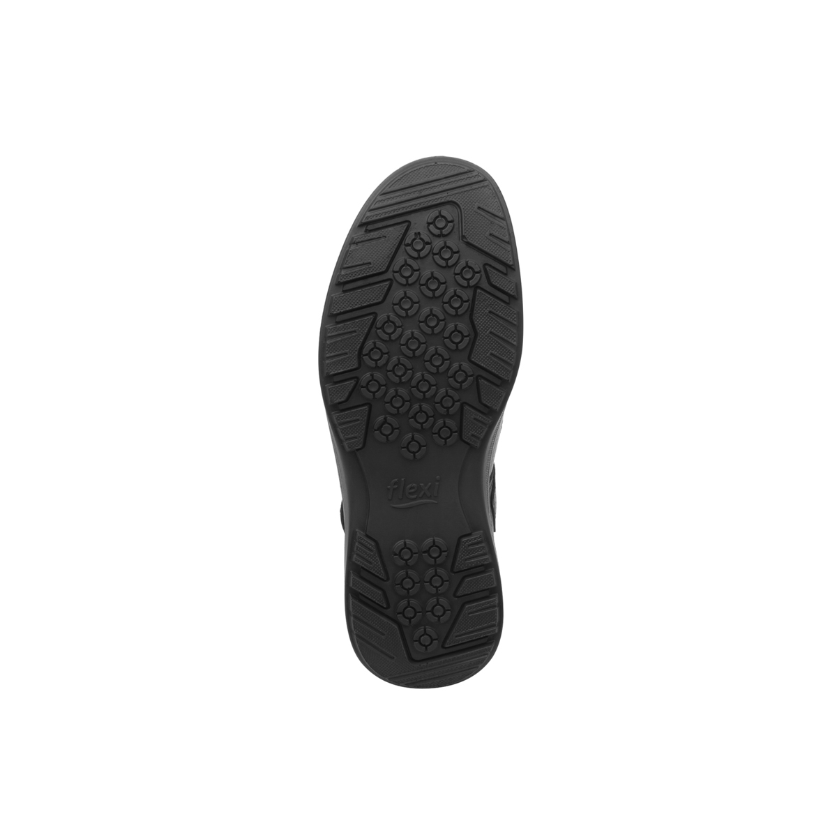 Sandalia Urbana Flexi Con Piel Graneada Para Hombre - Estilo 50807 Negro