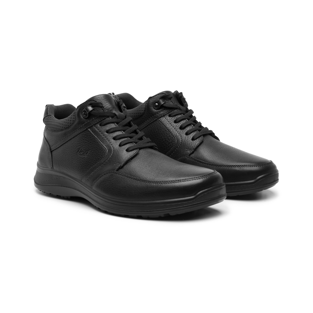 Botín Casual Flexi para Hombre con Amarre Frontal Estilo 50816 Negro