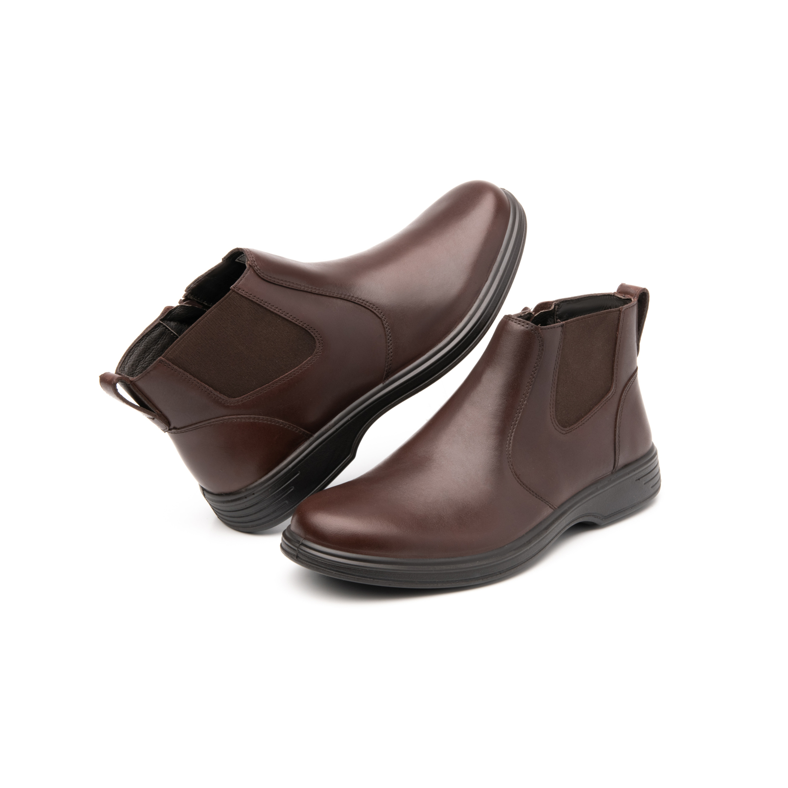 Flexi Casual Office Booty with Soft Walking System for Men - Style 59305 Dk Porto