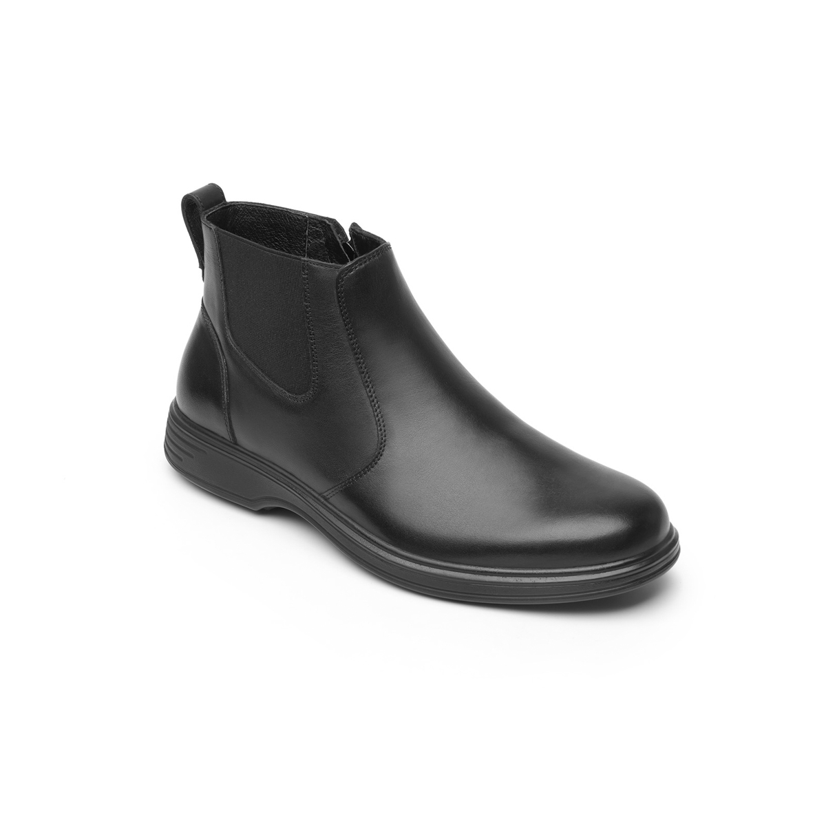 Botín Casual Para Oficina Flexi Con Sistema Walking Soft Para Hombre - Estilo 59305 Negro