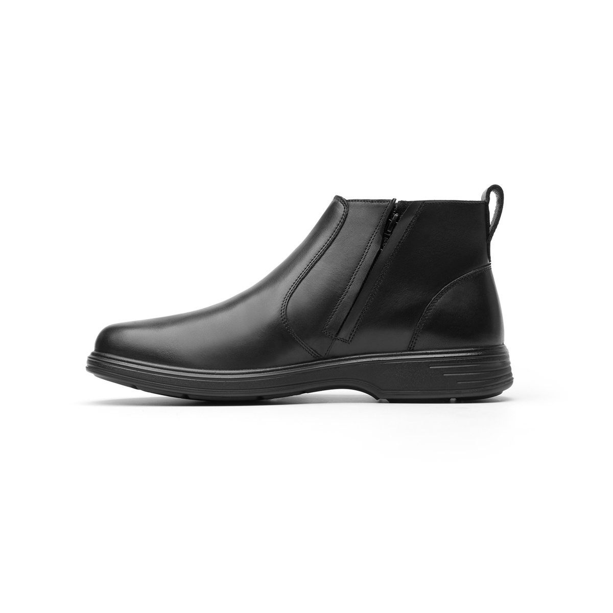 Botín Casual Para Oficina Flexi Con Sistema Walking Soft Para Hombre - Estilo 59305 Negro