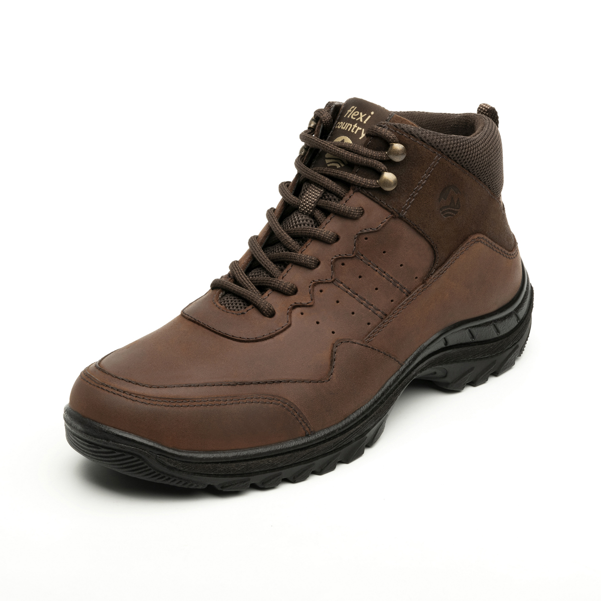 Botín Outdoor Puntera Flexi Country para Hombre Estilo 66517 Marrón