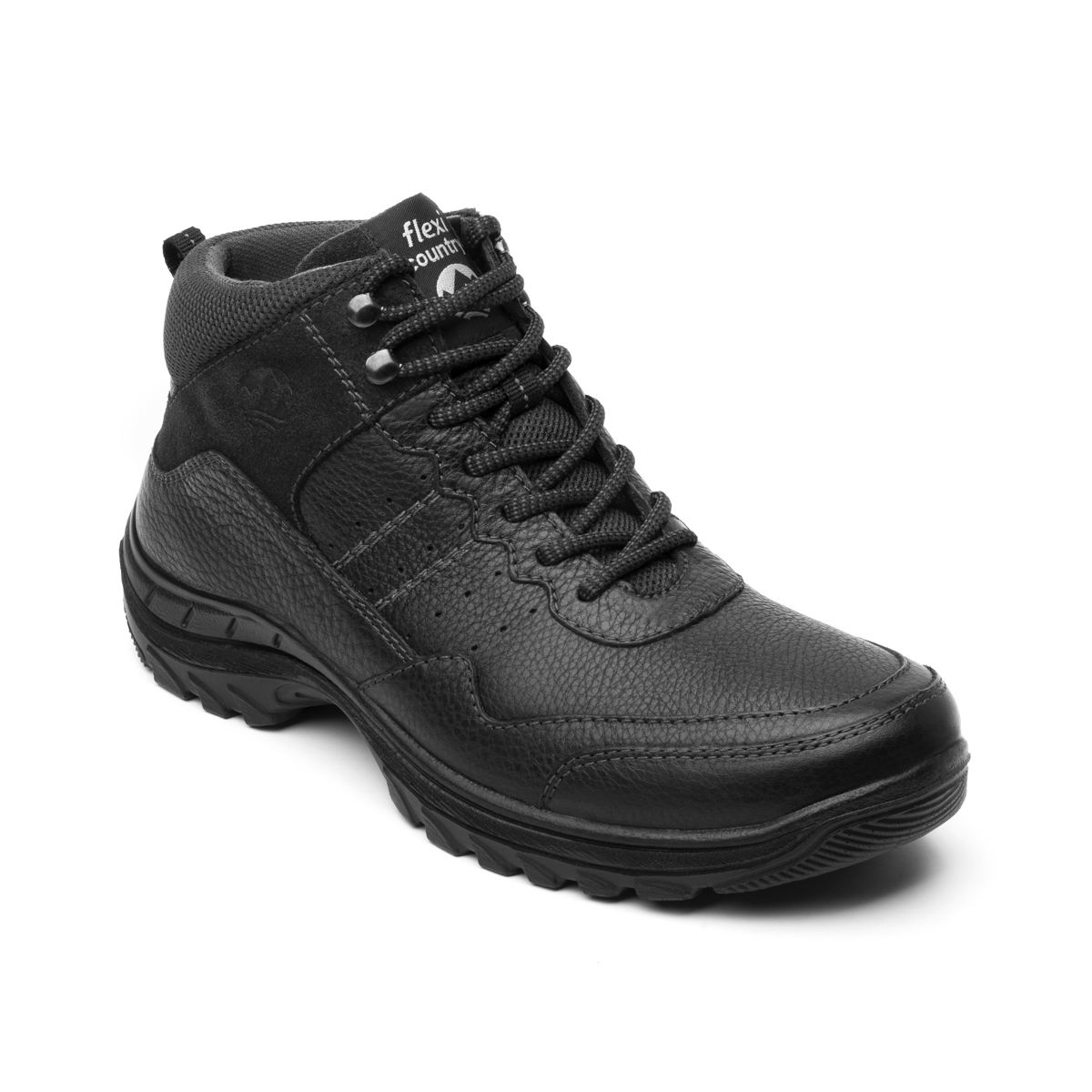 Botín Outdoor Puntera Flexi Country para Hombre Estilo 66517 Negro