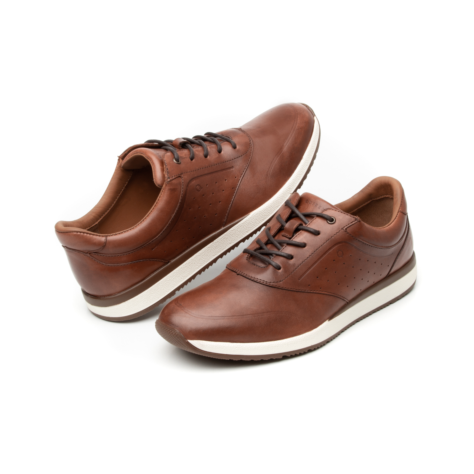 Quirelli Men's Urban Sneaker with Hexafoam Style 700605 Brandy