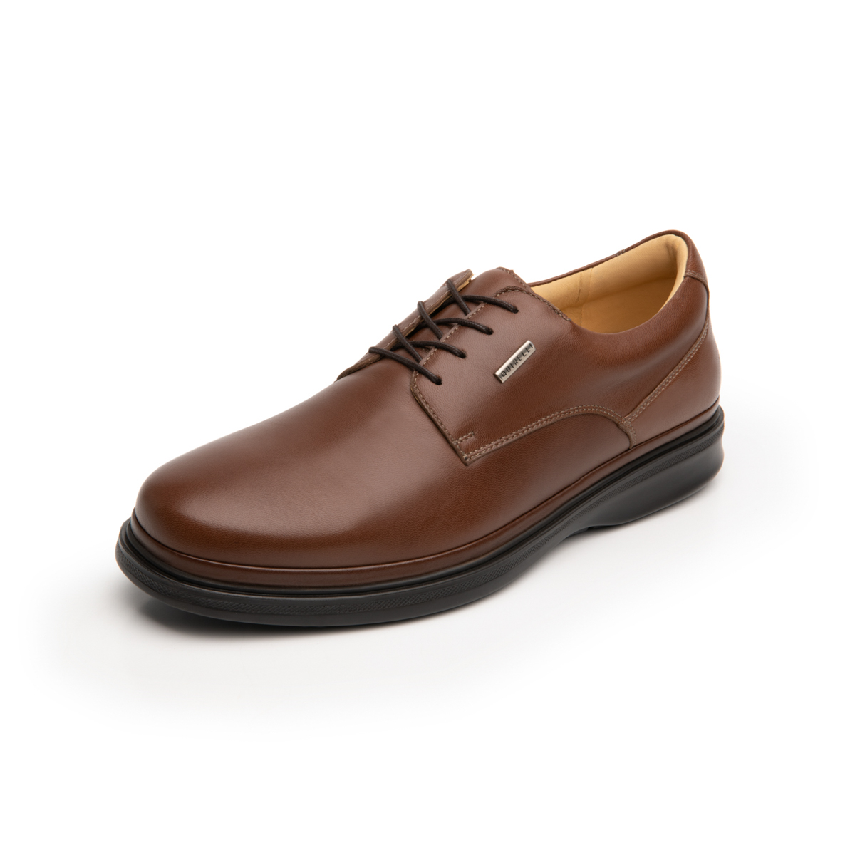 Zapato Choclo Quirelli para Hombre con corte acojinado Estilo 700801 Brandy