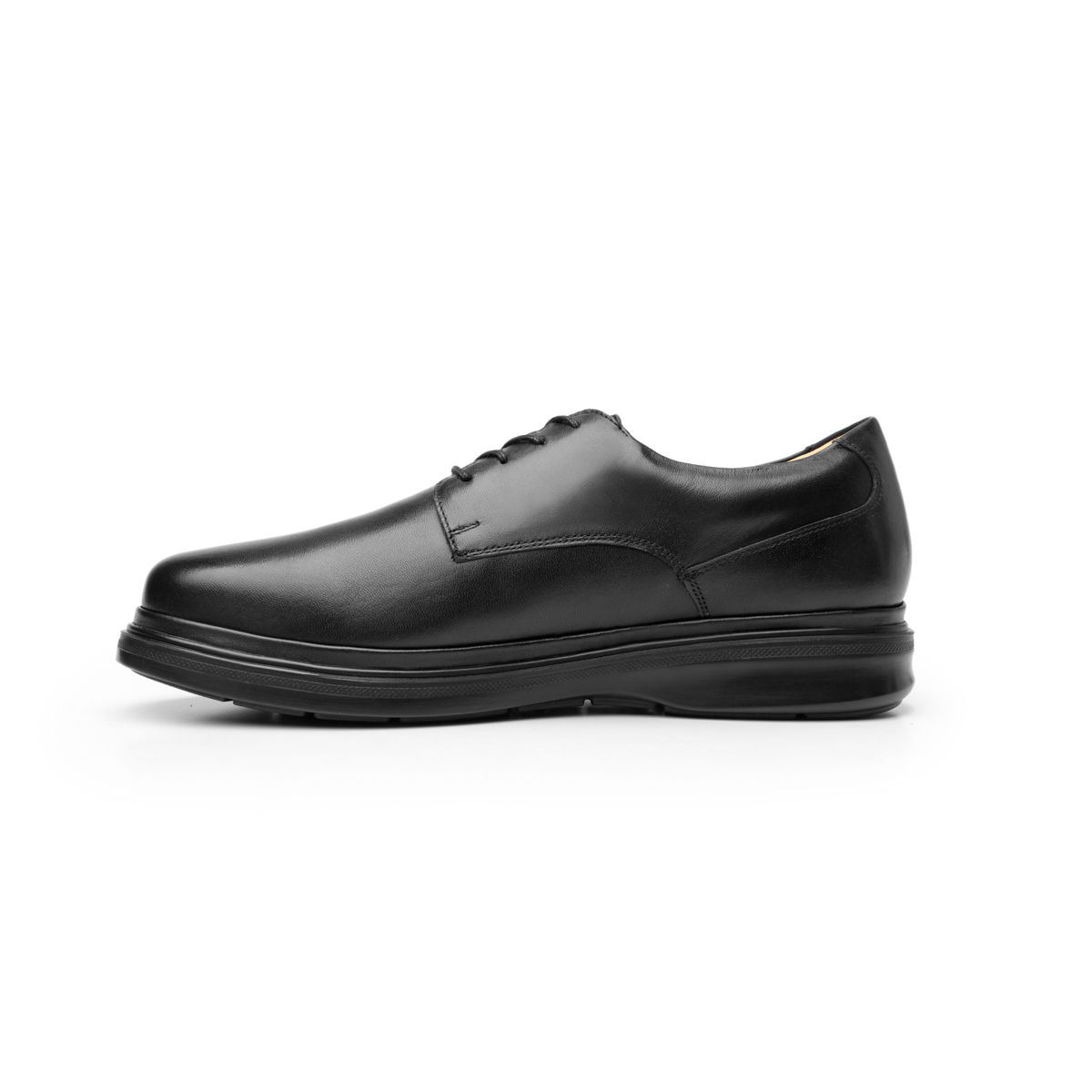 Zapato Casual Para Oficina Quirelli Con Doble Plantilla Para Hombre - Estilo 700801 Negro